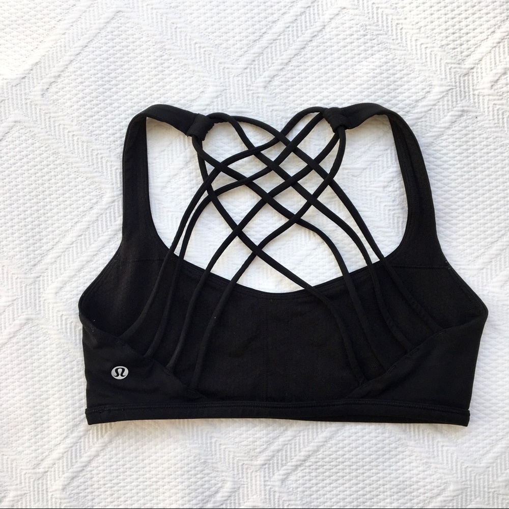 Lululemon Black Cross-back Sports Bra